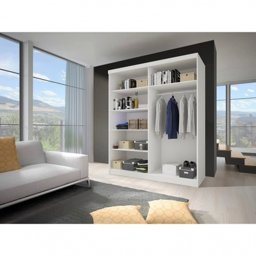 Dressing OVIDIU XL OGLINDA ALB, 203 X 218 X 61 cm