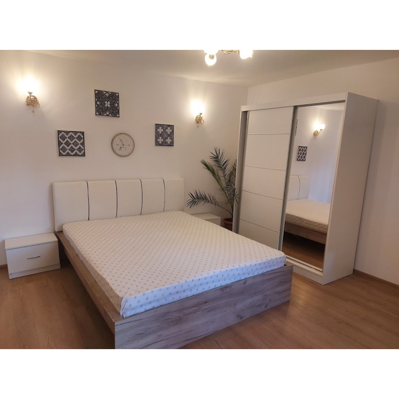 Set Dormitor Porto Alb 160 cm x 200 cm