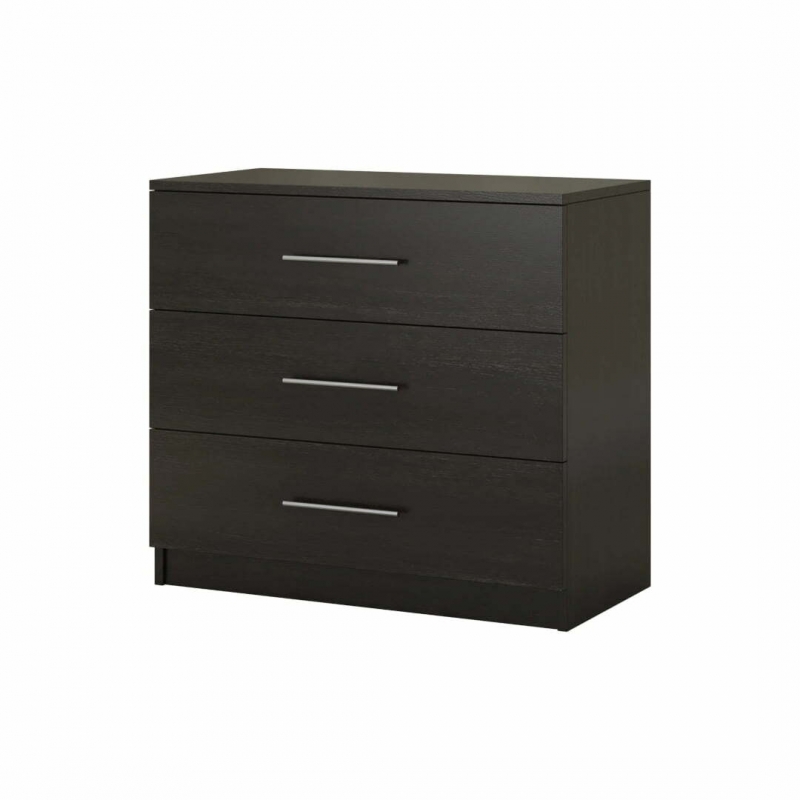 Comoda Alina, Wenge, 90x82x45 cm