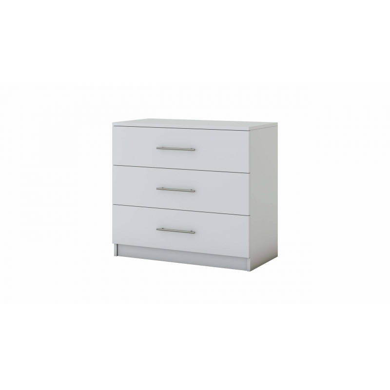 Comoda Alina , Alb, 90x82x45 cm