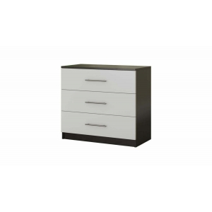 Comoda Alina, Wenge Alb,...