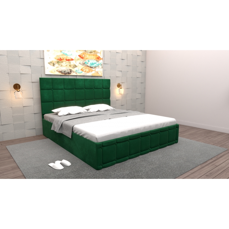 Pat Tapitat Regal Verde  fara Saltea