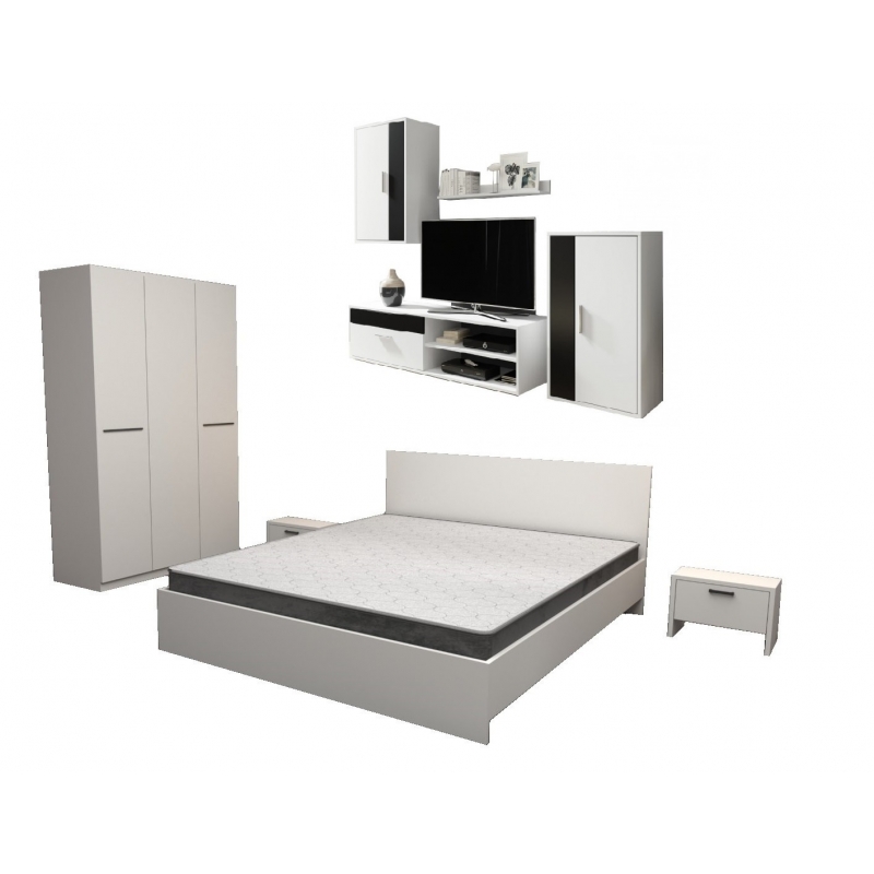 Dormitor Roxana Alb  + Living Oferta