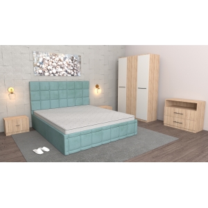 Dormitor Regal Maro Sonoma...