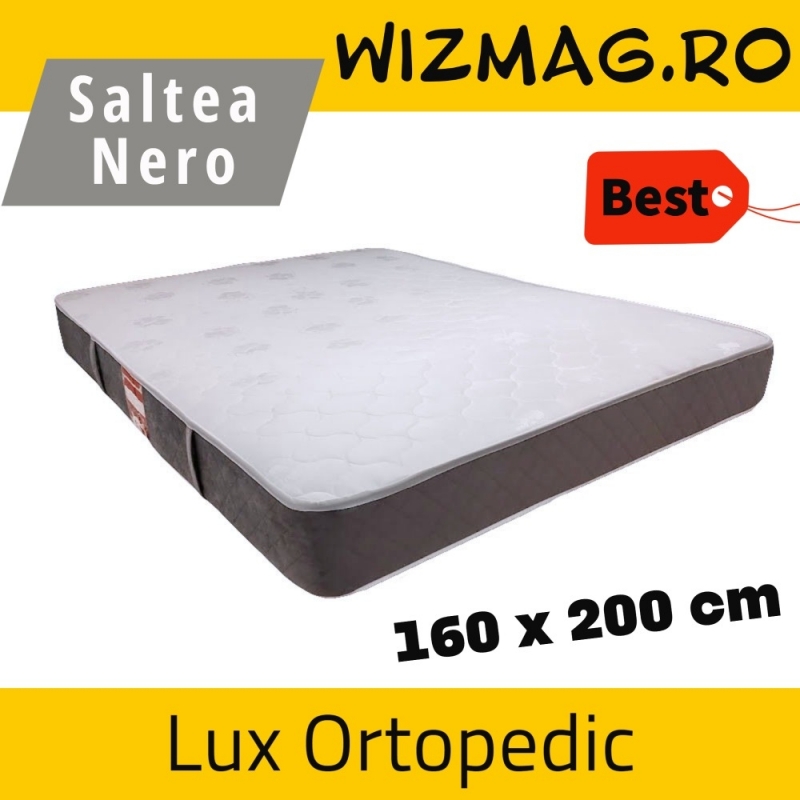 Saltea Nero 160 cm x 200 cm Lux...