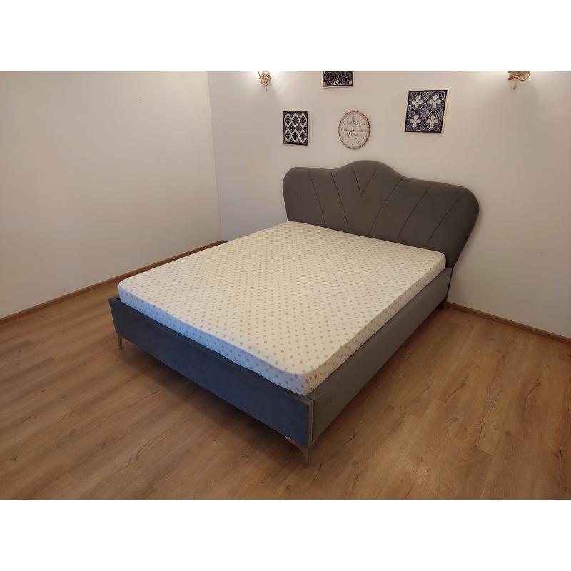 Pat tapitat Perla 160 cm x 200 cm Gri...