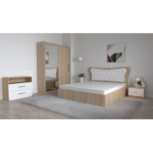 Dormitor Dante Sonoma Alb...