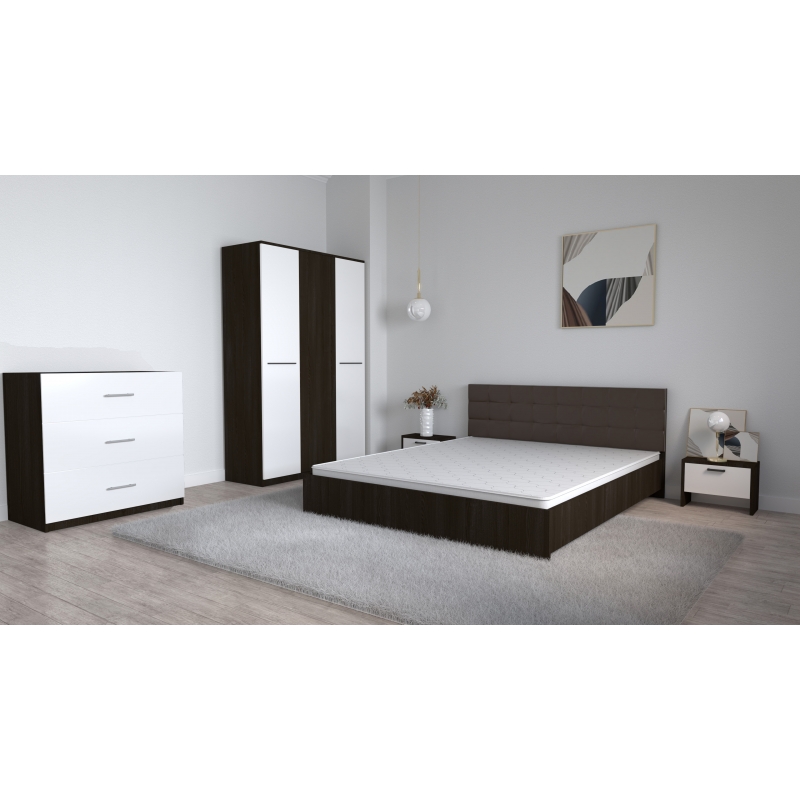 Set Dormitor Coral Wenghe cu tablie...
