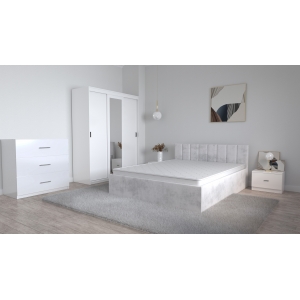 Set Dormitor Oliver Alb cu...