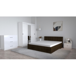 Set Dormitor Oliver Alb cu...