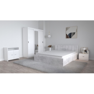 Set Dormitor Oliver Alb cu...