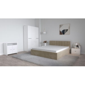 Set Dormitor Oliver Alb cu...