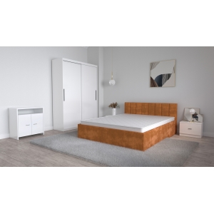 Set Dormitor Oliver Alb cu...