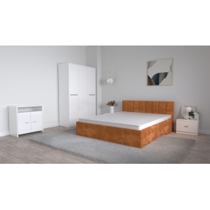 Set Dormitor Oliver Alb cu...