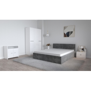 Set Dormitor Oliver Alb cu...