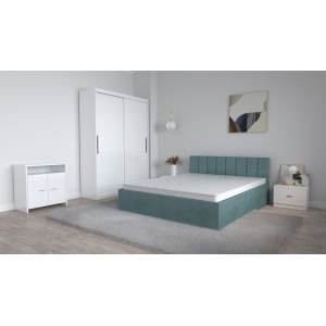 Set Dormitor Oliver Alb cu...