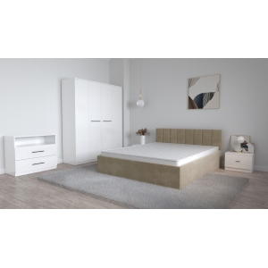 Set Dormitor Oliver Alb cu...