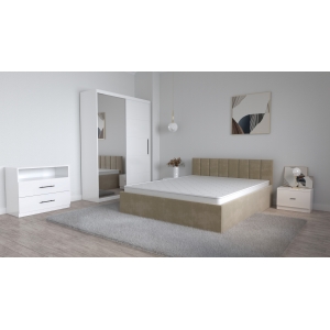 Set Dormitor Oliver Alb cu...