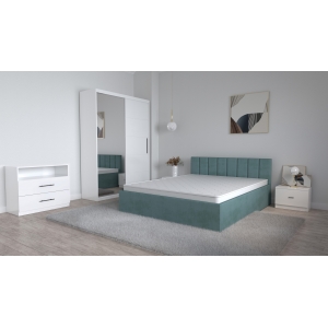 Set Dormitor Oliver Alb cu...
