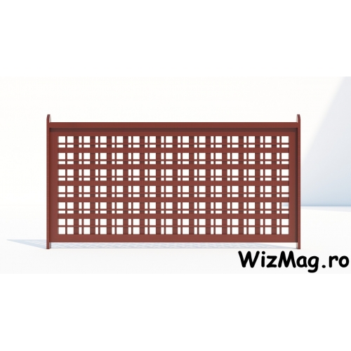 Balustrada lemn foisoare model Gothik