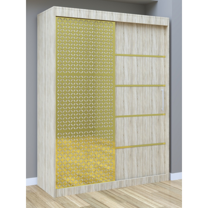 Dulap Dormitor Matei Gold 150 cm...