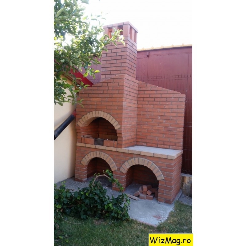 Gratar de gradina cu arcade din samota
