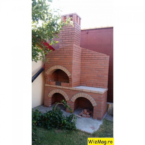 Gratar de gradina cu arcade din samota