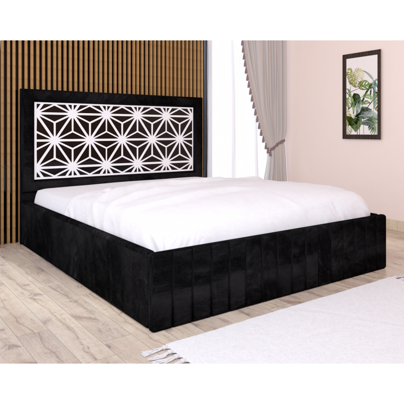 Pat Tapitat Stefan Cod102 Negru Cu...
