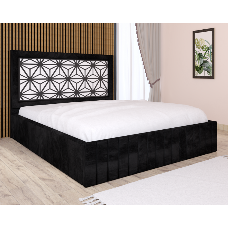 Pat Tapitat Stefan Cod105 Negru Fara...