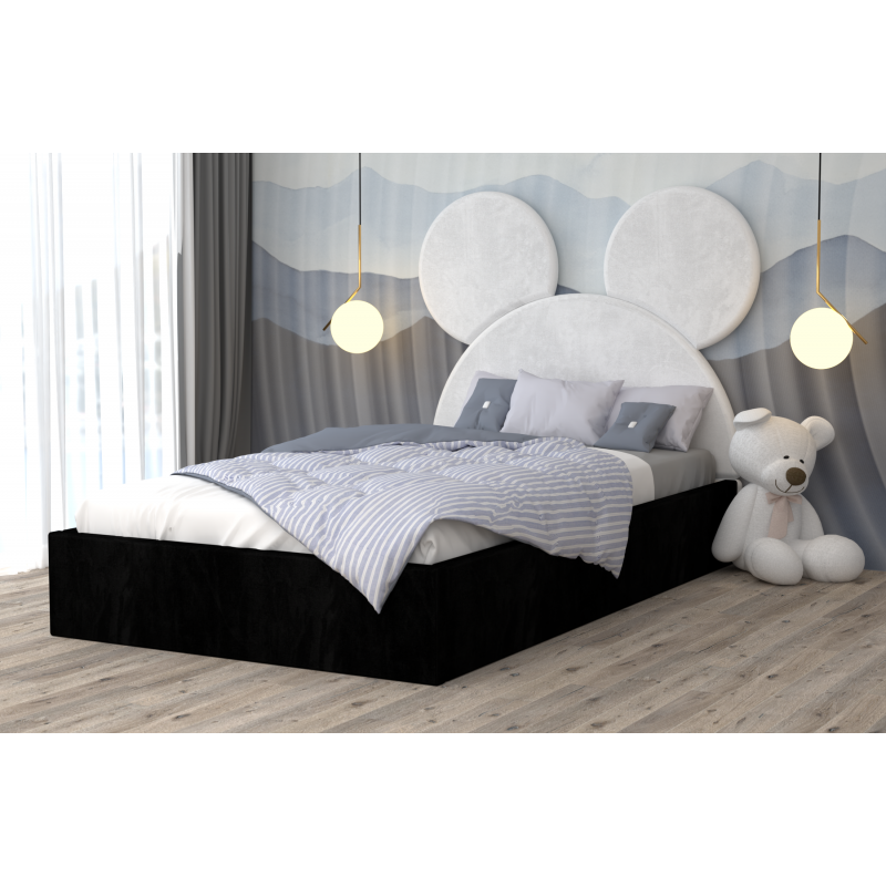 Pat Tapitat Mickey Alb Negru cu...