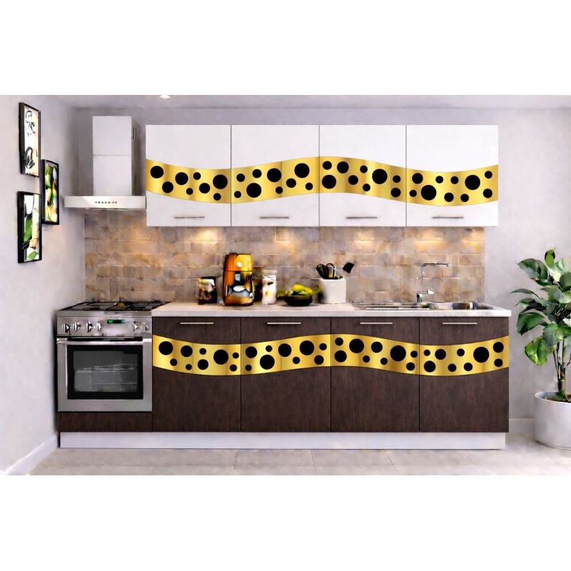 Bucatarie Madrid 180 cm Wenge Alb...