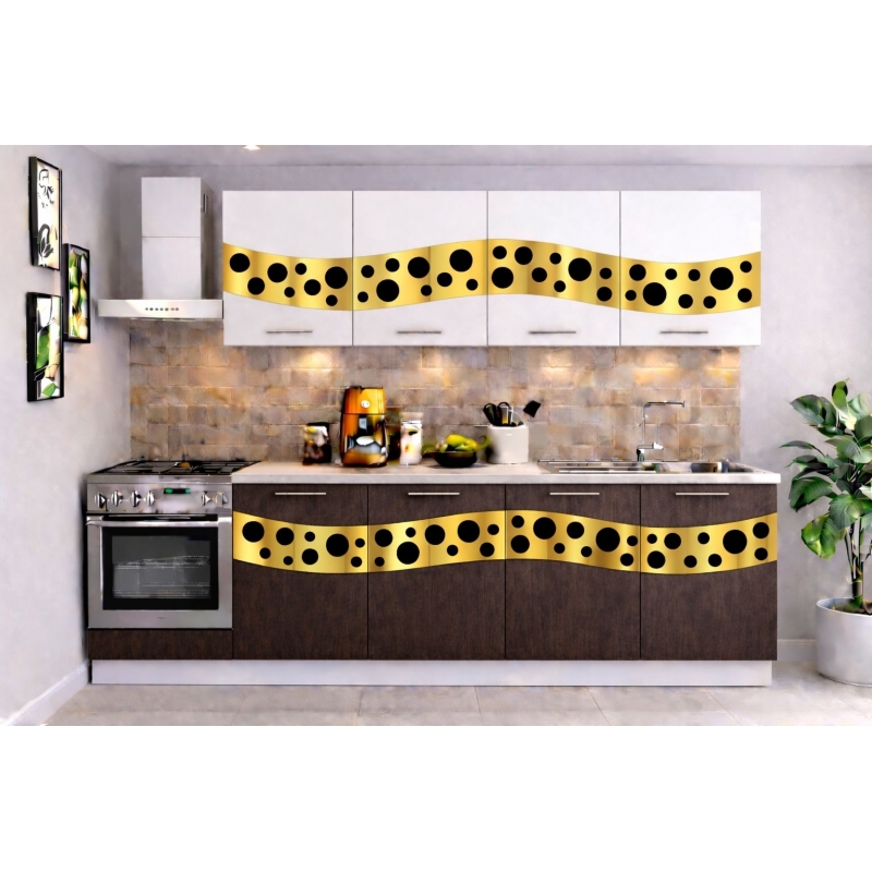 Bucatarie Madrid 200 cm Wenge Alb...