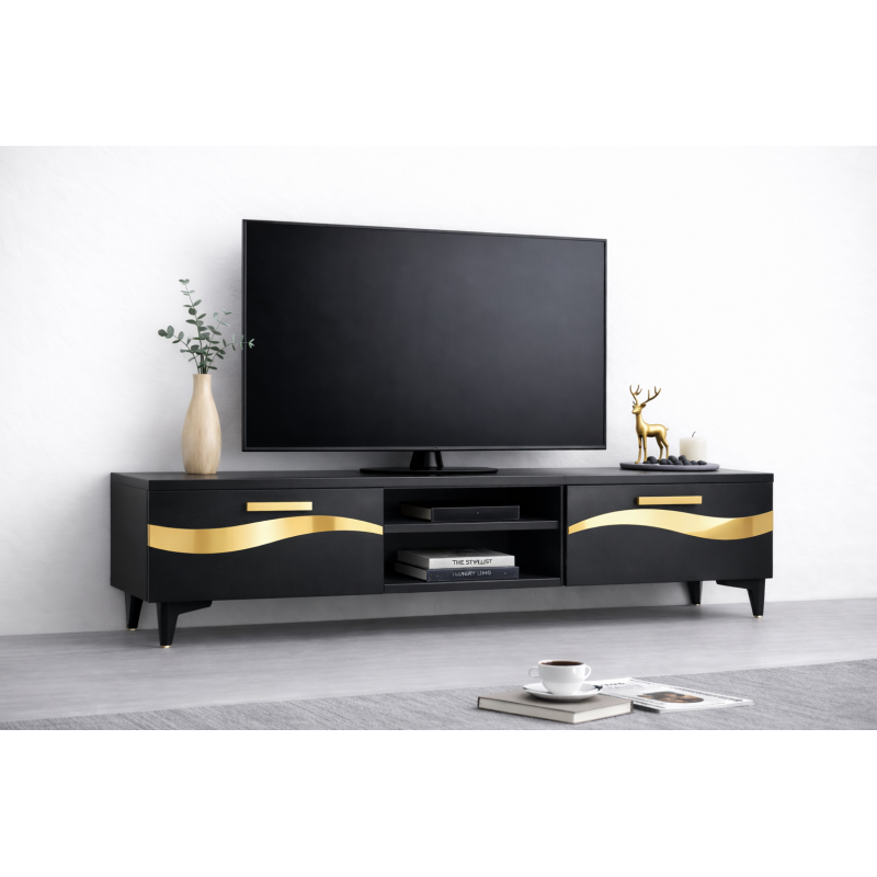 Comoda TV Living Viena 180 cm Negru...
